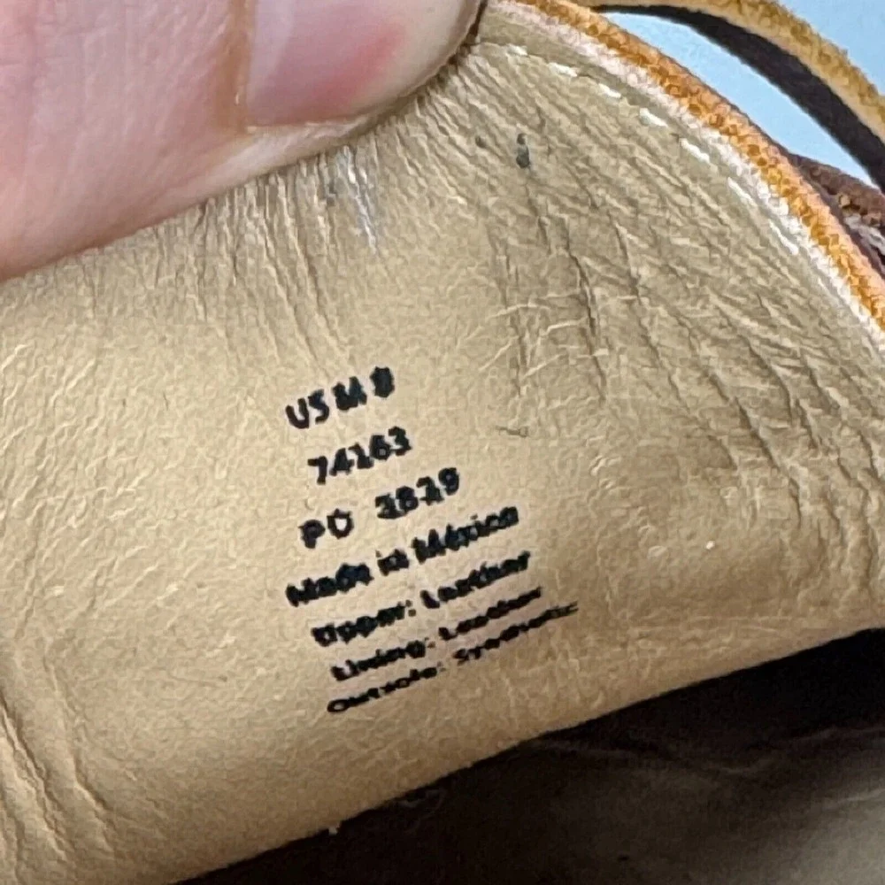 Rhodes Footwear Boat Shoes Mens 8‎ Brown Leather Tahoe Moccasins Huckberry $175